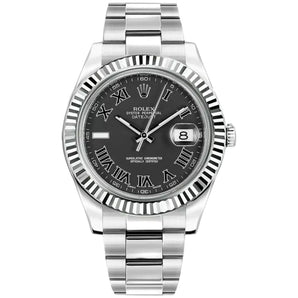 Rolex Datejust II 41mm 116334 Black Roman Dial, Oyster Bracelet, Worn 2016