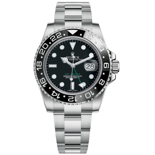 Rolex GMT-Master II 40mm 116710LN-0001 Black Dial, Worn