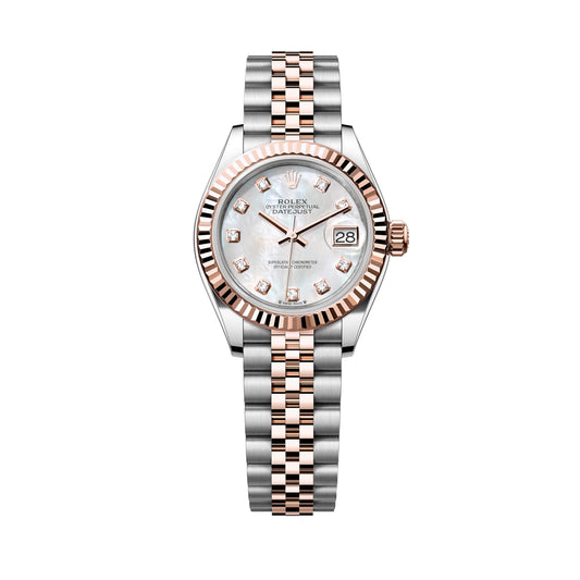 Rolex Lady Datejust 28mm 279171-0013 Rose Gold, White Mother-Of-Pearl Diamond MOP Dial, Unworn 2024