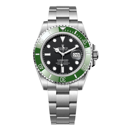 Rolex Submariner Date Starbucks Green Kermit MKII 41mm 126610LV-0002, Black Dial, Unworn 2025