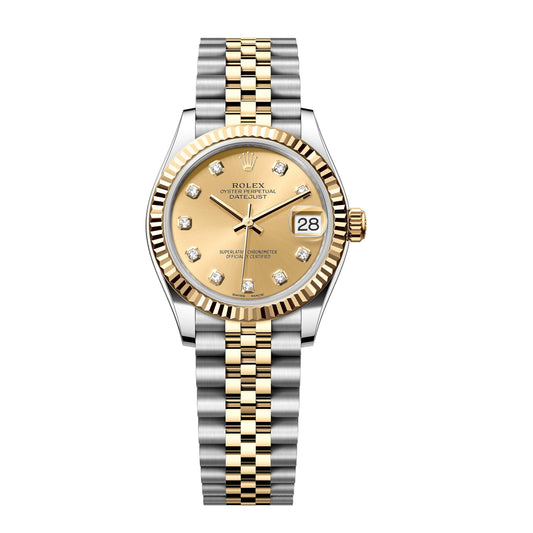 Rolex Datejust 31mm 178273 Champagne Diamond Dial, Worn