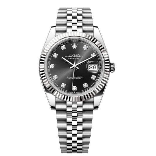 Rolex Datejust 41mm 126334, Black Mother of Pearl Dial, Unworn 2023