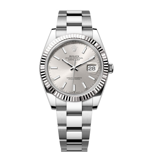 Rolex 126334  Datejust 41MM Silver Dial Worn