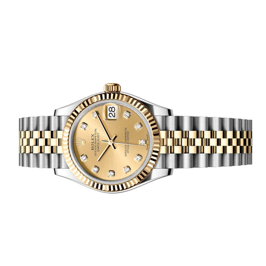 Rolex Datejust 31mm 178273 Champagne Diamond Dial, Worn 2014