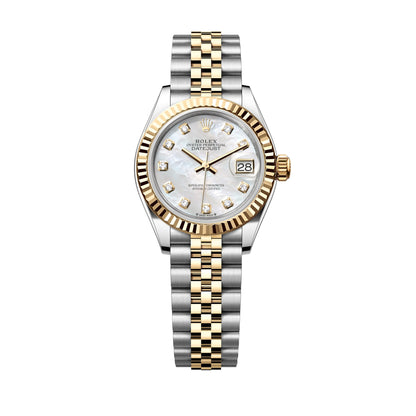 Rolex Lady Datejust 28mm 279173-0013 Yellow Gold, White Mother of Pearl MOP Diamond Dial, Unworn 2025