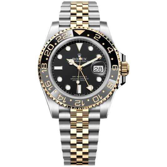 Rolex GMT Master II 40mm 126713GRNR-0001 Yellow Gold, Black Dial, Unworn 2024