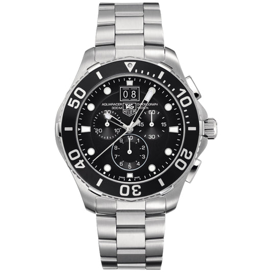 Tag Heuer Aquaracer Chronograph 43mm CAN1010.BA0821 Black Dial