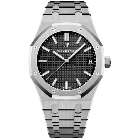 Audemars Piguet Royal Oak 41mm 15500ST.OO.1220ST.03 Black Grande Tapisserie Dial, Unworn 2021