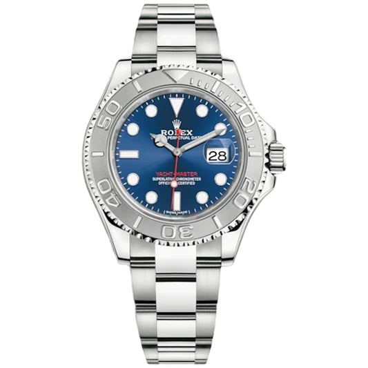 Rolex Yacht Master 40mm 116622-0001 Platinum Bezel, Blue Dial, Worn 2015