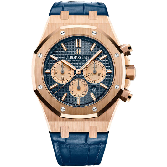 Audemars Piguet Royal Oak 41mm 26331OR.OO.D315CR.01 Blue Grande Tapisserie Dial, Worn