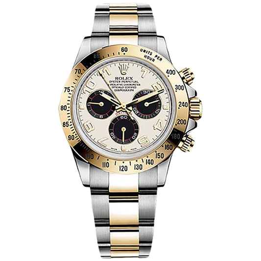 Rolex Daytona 40mm 116523 White Racing Numeral Dial, Worn