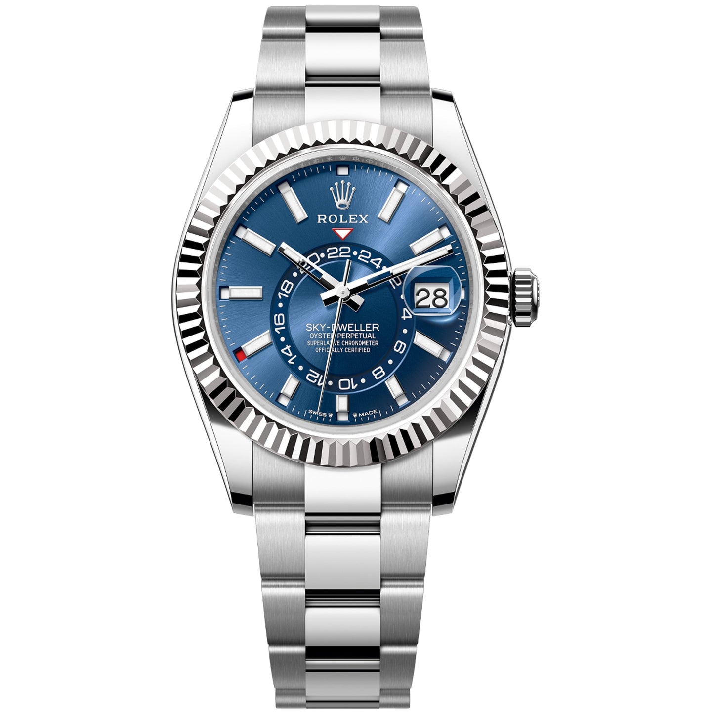 Rolex Sky-Dweller 42mm 336934-0005 Blue Index Dial, Oyster Bracelet, Unworn 2024