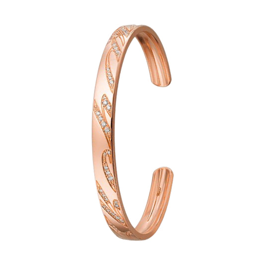 Chopard Chopardissimo Rose Gold Diamond Bangle 18cm 857940-5203, Unworn 2024