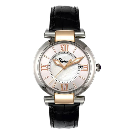 Chopard Imperiale Quartz 36mm 388532-6001 Silver Roman Numeral Index with Mother of Pearl MOP Center Dial, Unworn