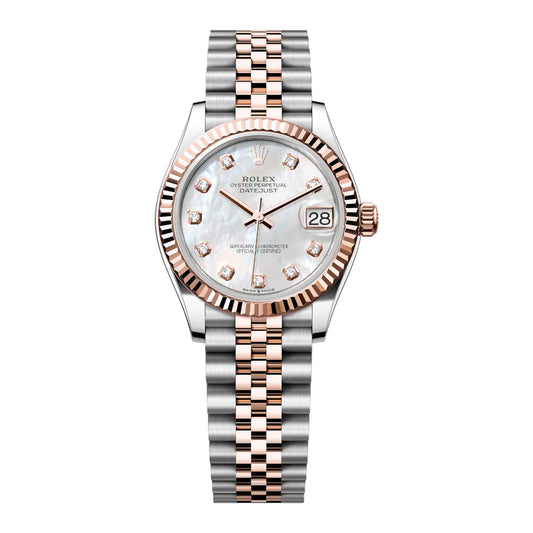 Rolex Lady Datejust 31mm 278271-0026 Rose Gold, White Mother of Pearl MOP Diamond Dial, Unworn 2024