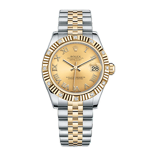 Rolex Datejust 31mm 178313 Champagne Roman Dial, Worn