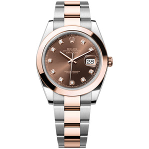 Rolex Datejust 41mm 126301-0003 Chocolate Diamond Dial, Oyster Bracelet, Unworn 2022
