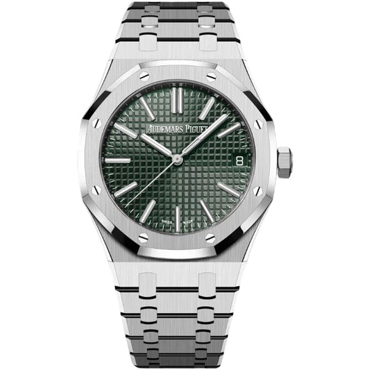 Audemars Piguet Royal Oak 41mm 15510ST.OO.1320ST.09 Green Grande Tapisserie Dial, Unworn 2024