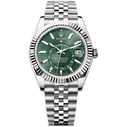 Rolex Sky-Dweller 42mm 336934-0002 Green Index Dial, Unworn 2025