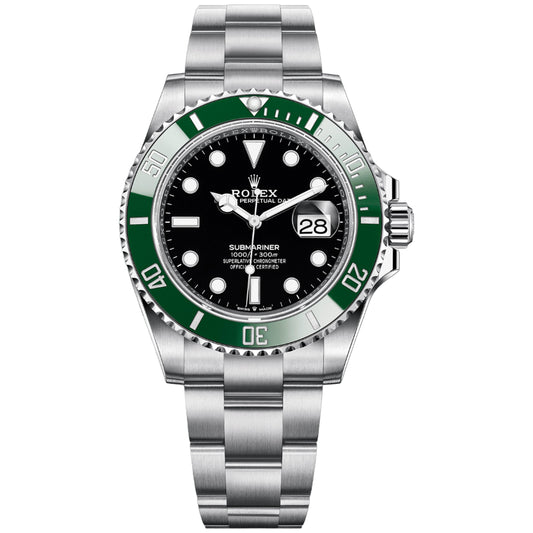 Rolex Submariner Date Starbucks MKI 41mm 126610LV-0002, Black Dial, Worn 2021