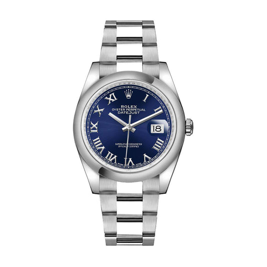 Rolex Datejust 36mm 116200 Stainless Steel, Blue Roman Dial ,Worn