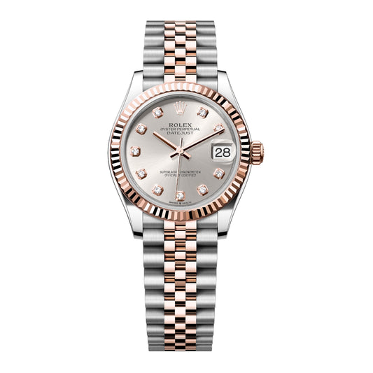 Rolex Lady Datejust 31mm 278271-0016 Rose Gold, Silver Diamond Dial, Unworn 2024