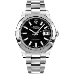 Rolex Datejust II 41mm 116300 Black Index Dial, Oyster Bracelet, Worn 2017