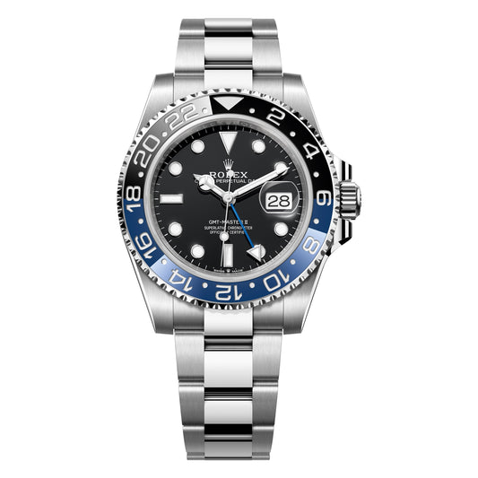 Rolex GMT-Master II Batman 40mm 126710BLNR-0003 Black Dial, Worn