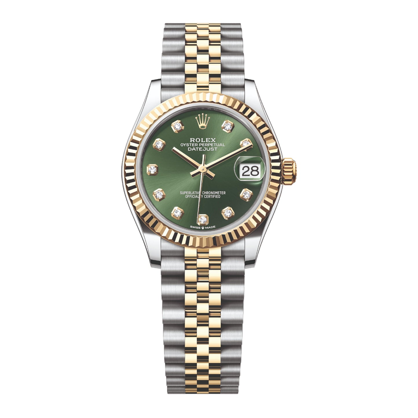 Rolex Lady Datejust 31mm 278273-0030 Green Diamond Dial, Unworn 2025