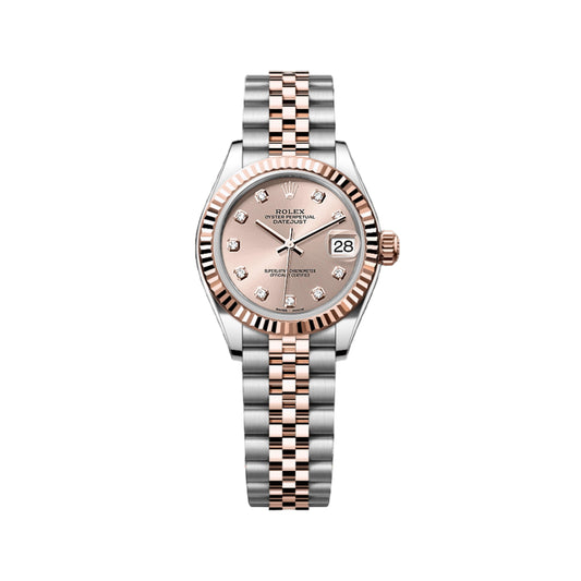 Rolex Lady Datejust 26mm 179171 Rose Gold, Rose Pink Diamond Dial, Worn 2010