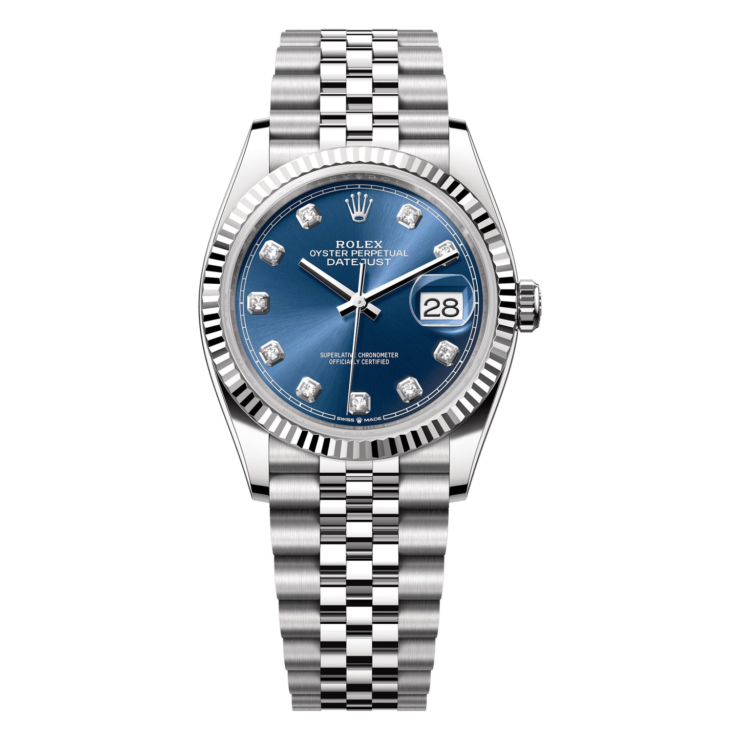 Rolex Datejust 36mm 126234-0037 Blue Diamond Dial, Unworn 2025