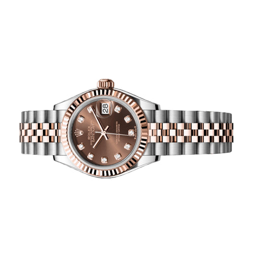 Rolex Lady Datejust 28mm 279171-0011 Rose Gold, Chocolate Diamond Dial, Unworn 2024