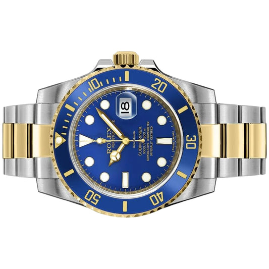 Rolex Submariner (Date) 40mm 116613LB-0005 Blue Dial, Unworn 2015