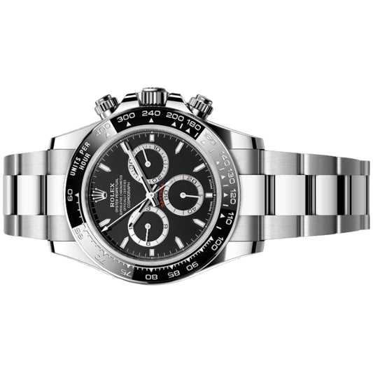 Rolex Daytona 40mm 126500LN-0002 Black Index Dial, Worn