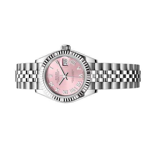 Rolex Datejust 28mm 279174-0017 Pink Roman Dial, Worn