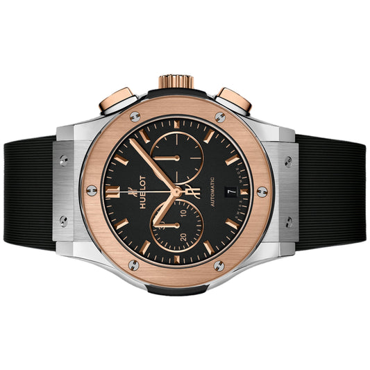 Hublot Classic Fusion Chronograph Titanium King Gold 42mm 541.NO.1181.RX Black Dial, Worn 2022