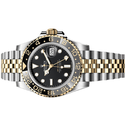 Rolex GMT Master II 40mm 126713GRNR-0001 Yellow Gold, Black Dial, Unworn 2024