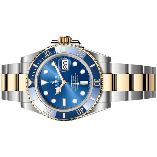 Rolex Submariner (Date) 41mm 126613LB-0002 Yellow Gold, Royal Blue Dial, Worn 2023