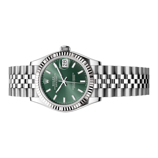 Rolex Datejust 31mm 278273 Green Index Dial, Worn 2023