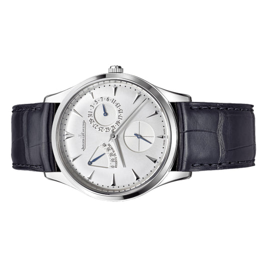 Jaeger LeCoultre Master Ultra Thin De Marche 39mm Q1378420 Silver Dial, Worn