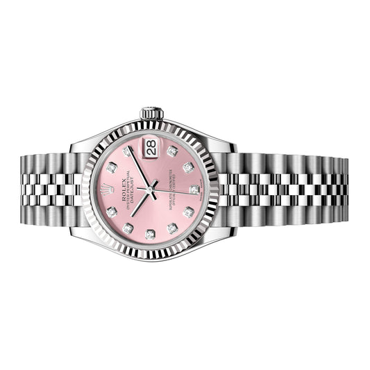 Rolex Datejust 31mm 178274, Pink Diamond Dial, Worn