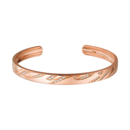 Chopard Chopardissimo Rose Gold Diamond Bangle 18cm 857940-5203, Unworn 2024