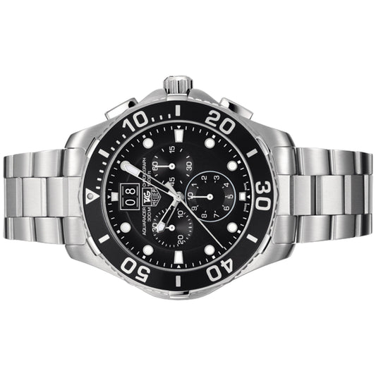 Tag Heuer Aquaracer Chronograph 43mm CAN1010.BA0821 Black Dial