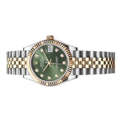 Rolex Lady Datejust 31mm 278273-0030 Green Diamond Dial, Unworn 2025