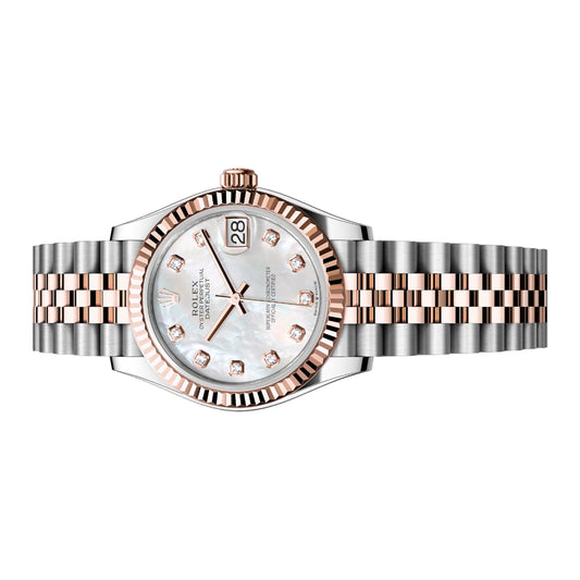 Rolex Lady Datejust 31mm 278271-0026 Rose Gold, White Mother of Pearl MOP Diamond Dial, Unworn 2024