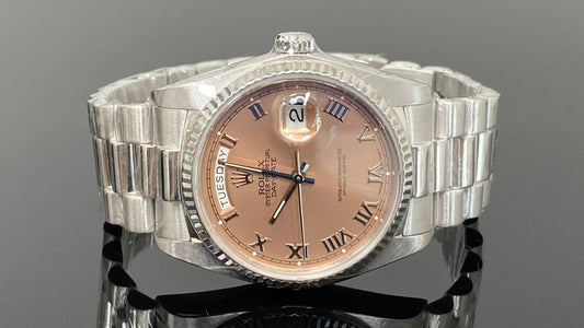 Rolex Day-Date 36mm 18039 Salmon Dial, Worn