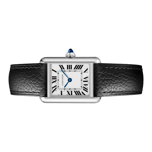 Cartier Tank Must SolarBeat™ Small Model 29.5 mm x 22 mm WSTA0089 Silver Roman Dial, Worn 2024