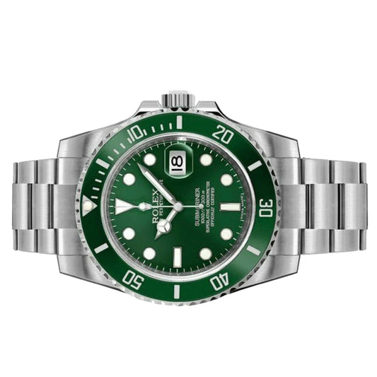 Rolex Submariner Date Hulk 40mm 116610LV Green Dial, Worn 2018