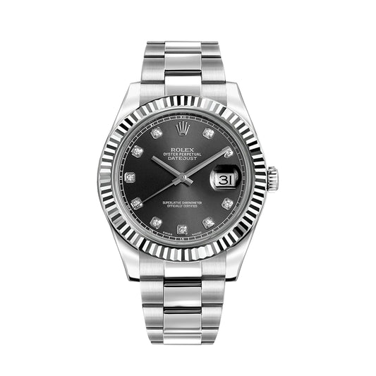 Rolex  Datejust 116334 , Rhodium Dial , Diamond 2014