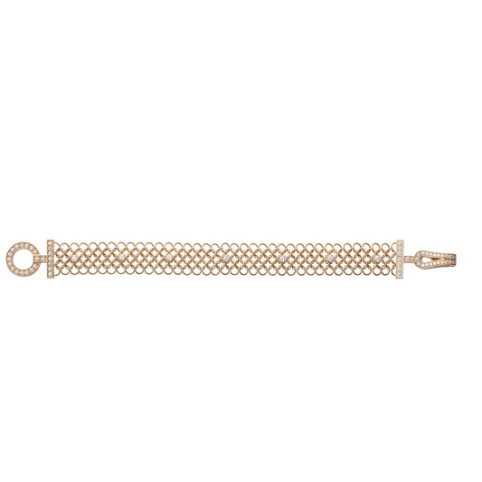 Cartier Agrafe Bracelet N6713817 Rose gold, diamonds